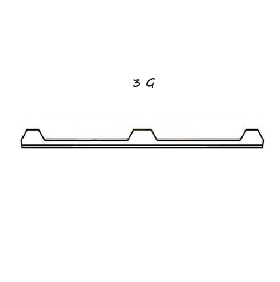 Remate Frontal 3-G para panel cubierta