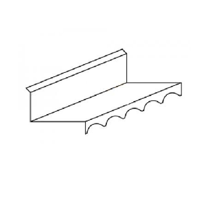 Remate a Muro Troquelado Panel Teja