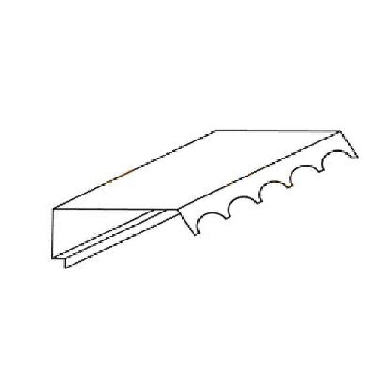 Remate a Contramuro Troquelado Panel Teja