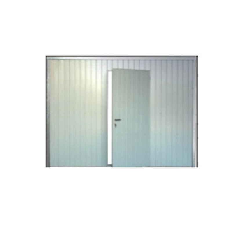Puerta Basculante Con Puerta Peatonal