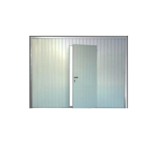 Puerta Basculante Con Puerta Peatonal