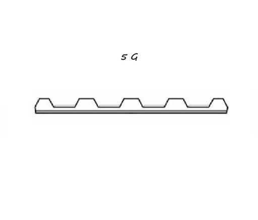 Remate Frontal 5-G para panel cubierta